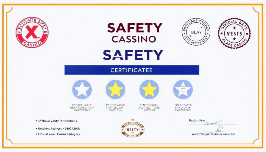 케이플레이 카지노 안전성 종합 평가 인증서